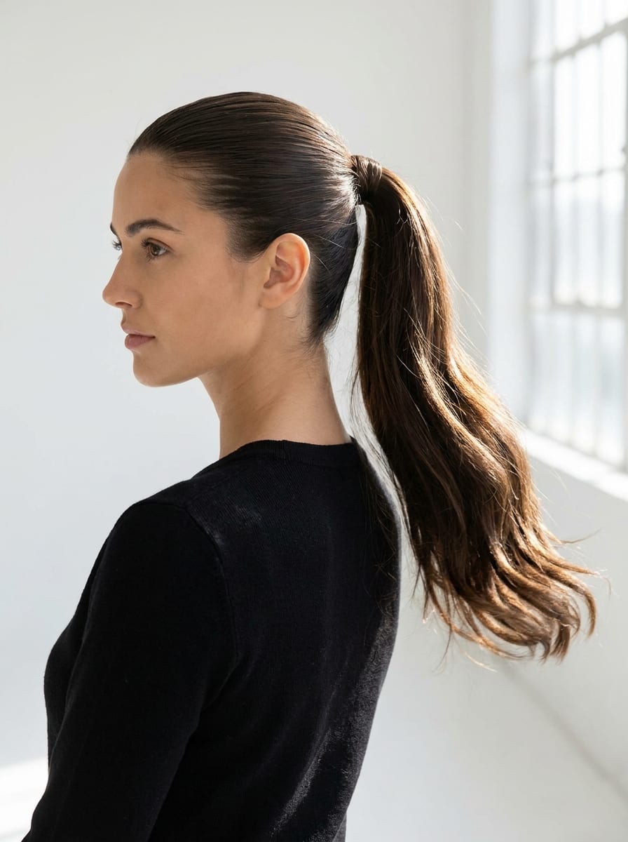 Sleek High Ponytail - Sleek Frisur